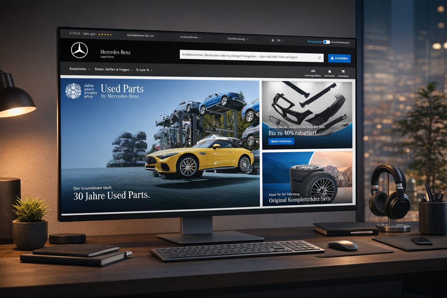 Mercedes-Benz Used Parts Center – Online Shop