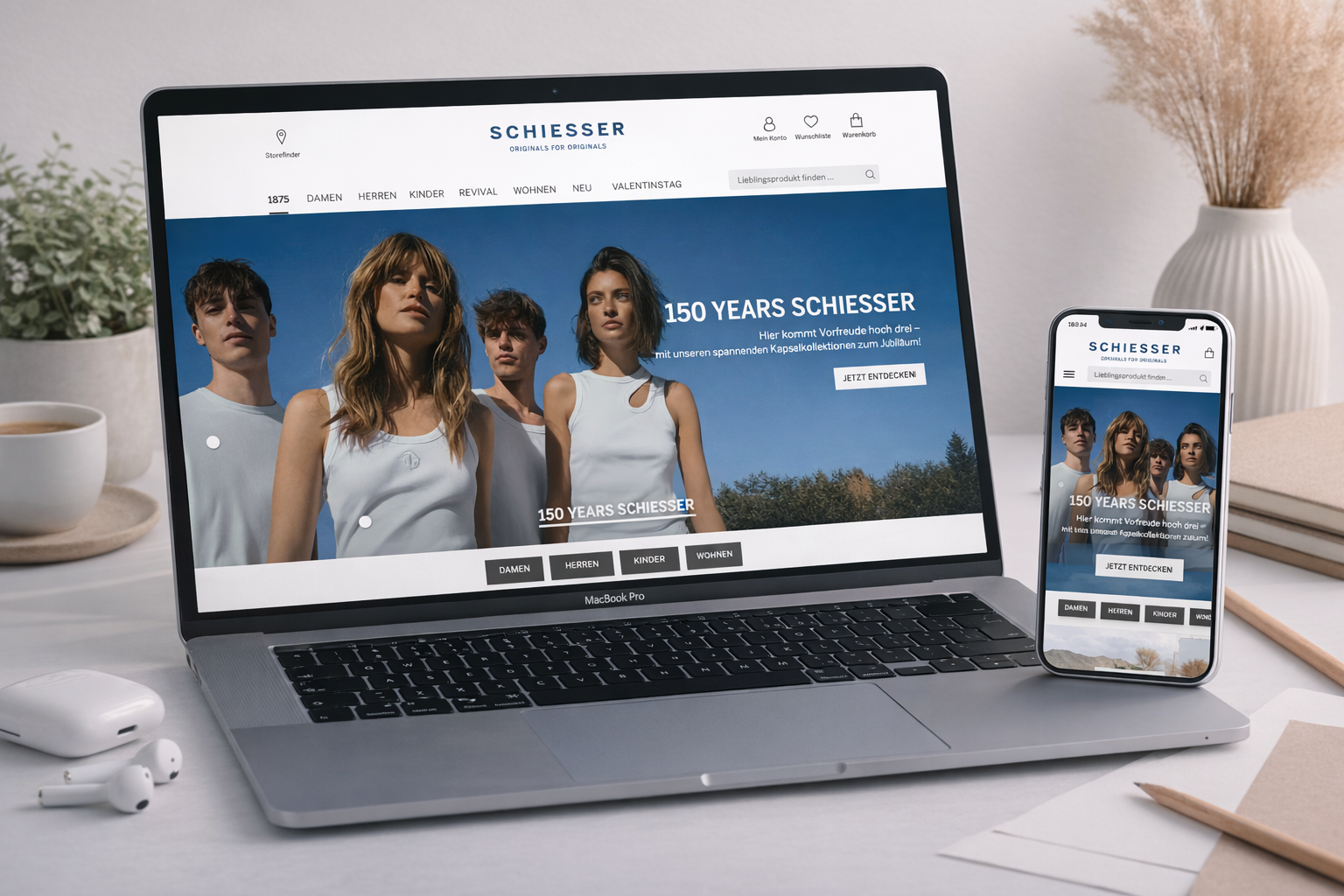 Schiesser online shop – schiesser.com