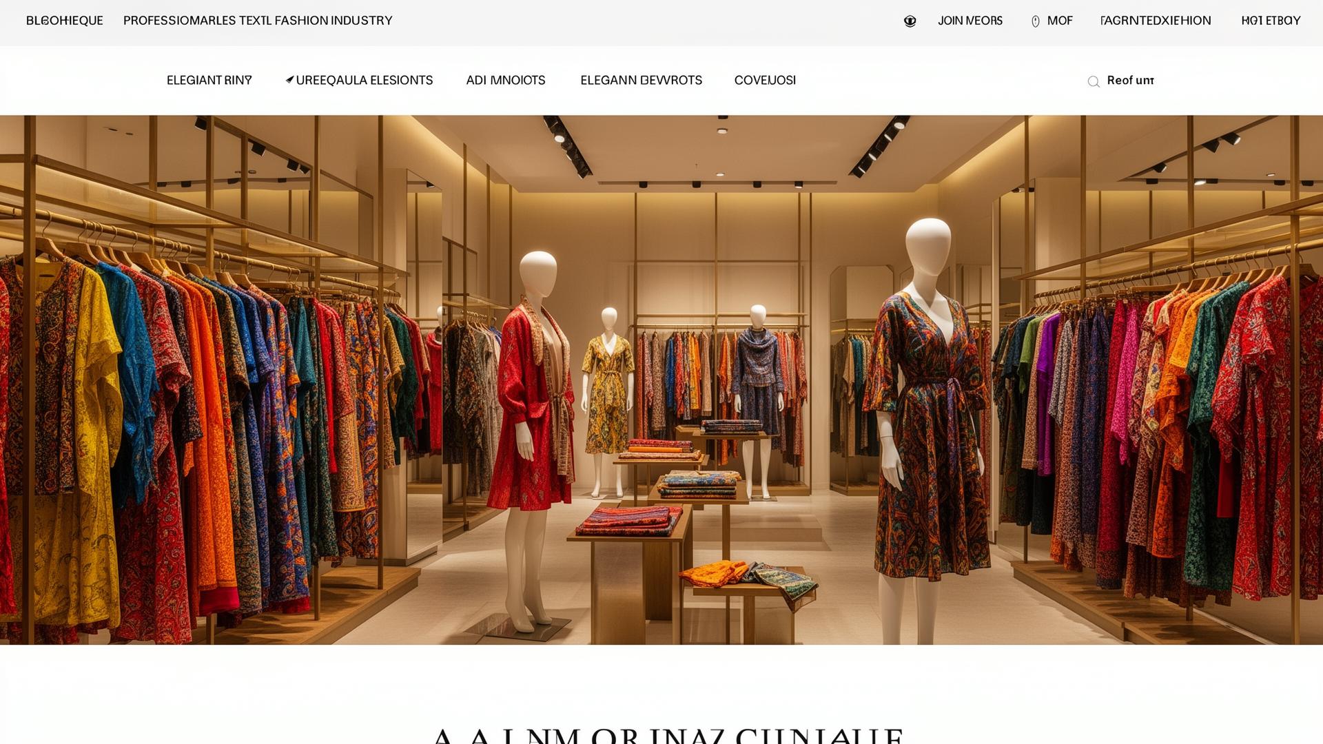 Textilbranche – E-Commerce