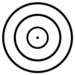 Icon einer Zielscheibe