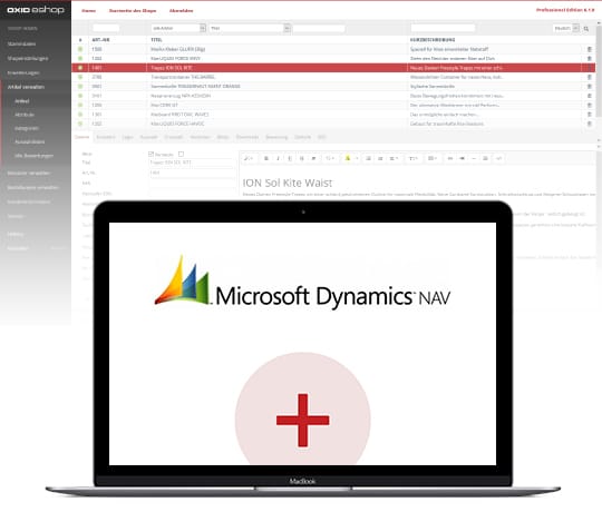 Der OXID eShop in Kombination mit Microsoft NAV