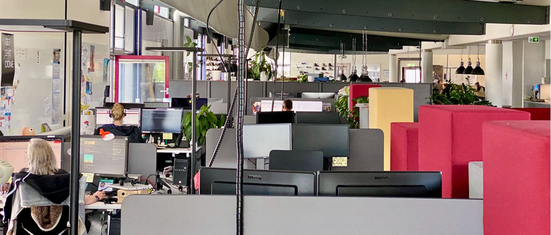 Homeoffice statt voller Flächen